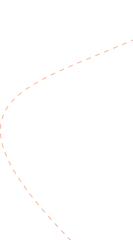 Dashed truck route line decoration